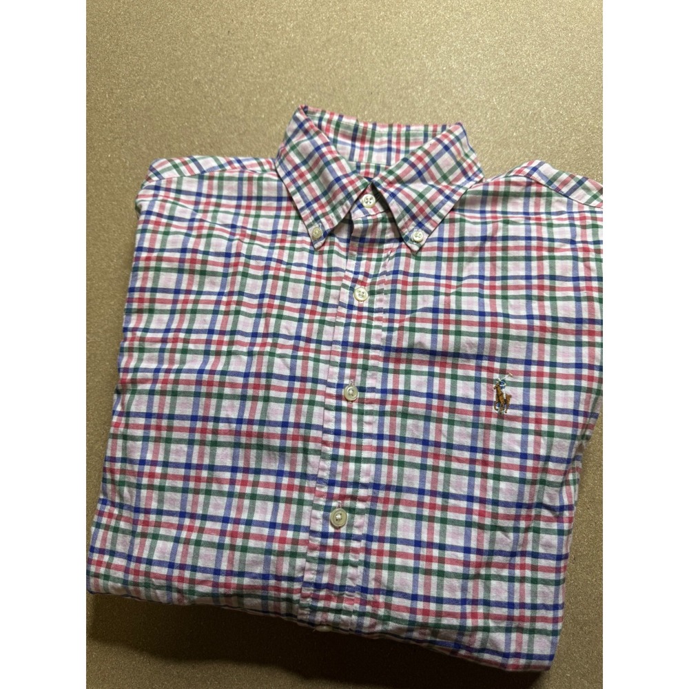 Ralph Lauren Men's Plaid Button‎ Down Long Sleeve Casual Shirt S/P $120